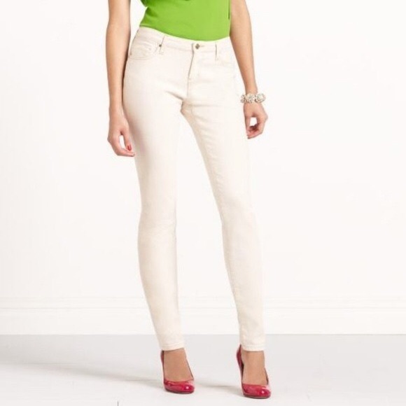 kate spade Denim - Kate Spade Broome Street White Denim Jeans Size 28